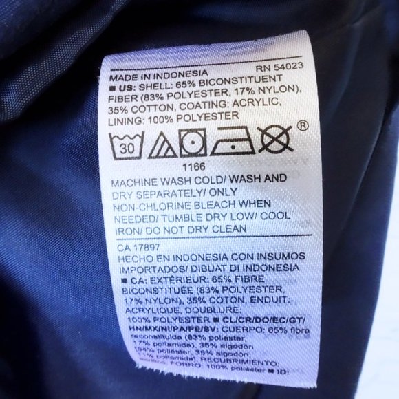 Old Navy Midi Navy Trench Coat - Picture 6 of 7